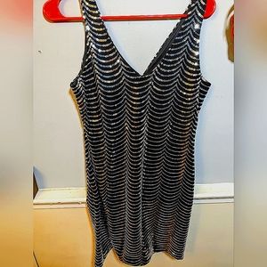 Sequined stretchy little dress